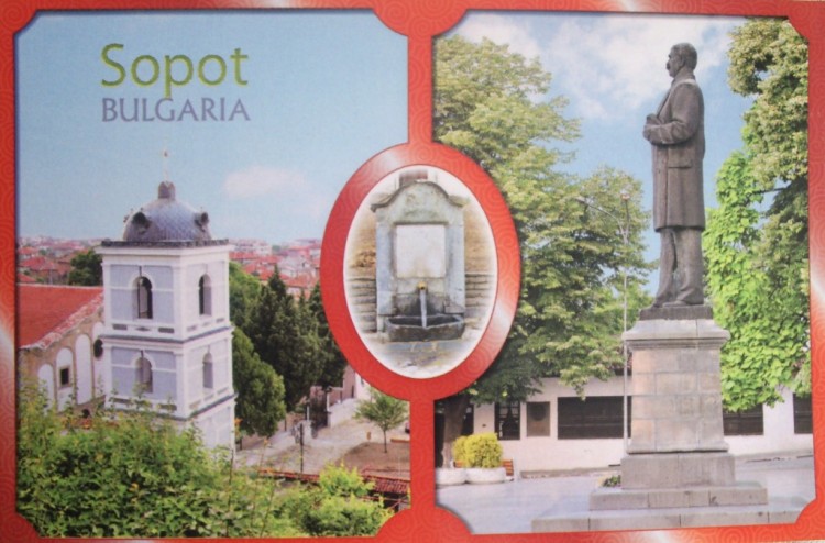 Two views Sopot, postcard